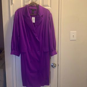 Ashley Stewart button up shirt dress